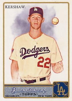 2011 Topps Allen & Ginter #125 Clayton Kershaw Front