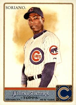 2011 Topps Allen & Ginter #62 Alfonso Soriano Front
