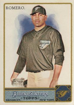 2011 Topps Allen & Ginter #64 Ricky Romero Front