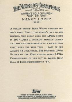 2011 Topps Allen & Ginter #119 Nancy Lopez Back