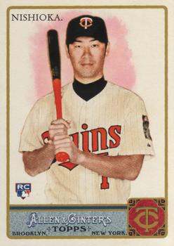 2011 Topps Allen & Ginter #206 Tsuyoshi Nishioka Front