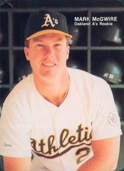 1987 Mother's Cookies Mark McGwire #1 Mark McGwire Front