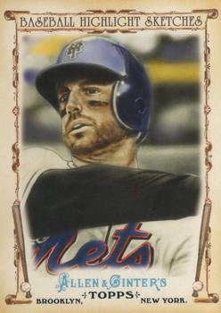 2011 Topps Allen & Ginter - Baseball Highlight Sketches #BHS-21 David Wright Front