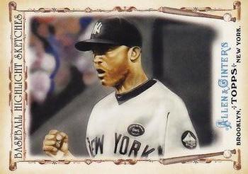 2011 Topps Allen & Ginter - Baseball Highlight Sketches #BHS-14 Mariano Rivera Front