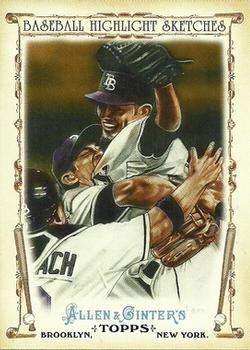 2011 Topps Allen & Ginter - Baseball Highlight Sketches #BHS-19 Matt Garza Front