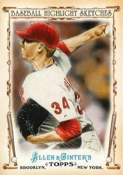 2011 Topps Allen & Ginter - Baseball Highlight Sketches #BHS-4 Roy Halladay Front