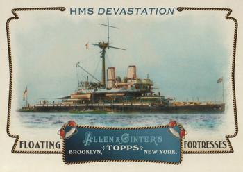 2011 Topps Allen & Ginter - Floating Fortresses #FF18 HMS Devastation Front