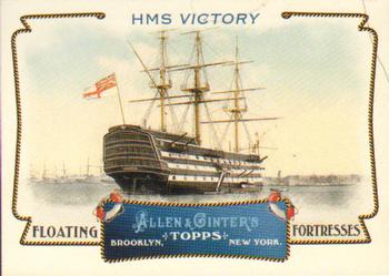 2011 Topps Allen & Ginter - Floating Fortresses #FF1 HMS Victory Front