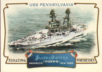 2011 Topps Allen & Ginter - Floating Fortresses #FF20 USS Pennsylvania Front