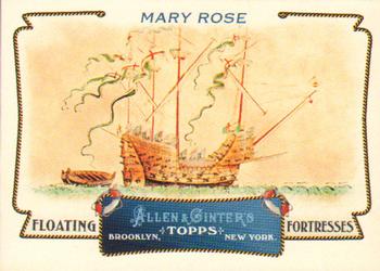 2011 Topps Allen & Ginter - Floating Fortresses #FF2 Mary Rose Front