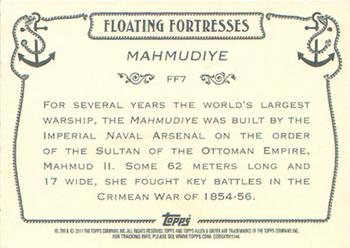 2011 Topps Allen & Ginter - Floating Fortresses #FF7 Mahmudiye Back