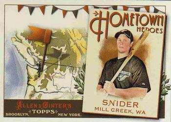 2011 Topps Allen & Ginter - Hometown Heroes #HH100 Travis Snider Front