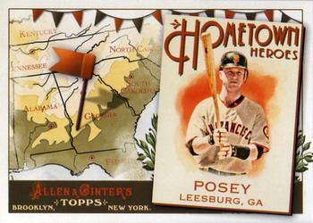 2011 Topps Allen & Ginter - Hometown Heroes #HH1 Buster Posey Front