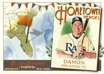 2011 Topps Allen & Ginter - Hometown Heroes #HH68 Johnny Damon Front