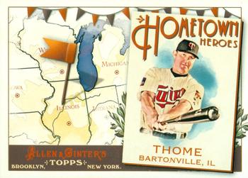 2011 Topps Allen & Ginter - Hometown Heroes #HH82 Jim Thome Front