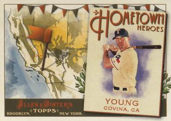 2011 Topps Allen & Ginter - Hometown Heroes #HH85 Michael Young Front