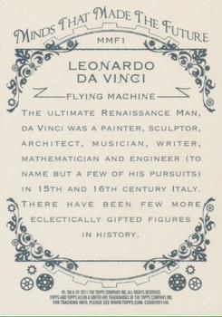 2011 Topps Allen & Ginter - Minds that Made the Future #MMF1 Leonardo da Vinci Back