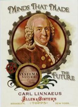2011 Topps Allen & Ginter - Minds that Made the Future #MMF13 Carl Linnaeus Front