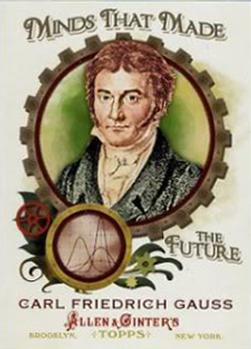 2011 Topps Allen & Ginter - Minds that Made the Future #MMF17 Carl Friedrich Gauss Front