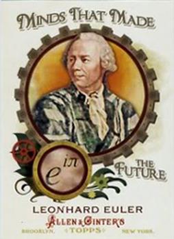 2011 Topps Allen & Ginter - Minds that Made the Future #MMF20 Leonhard Euler Front