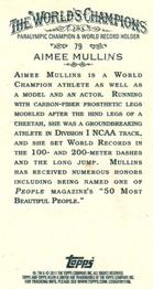 2011 Topps Allen & Ginter - Mini #79 Aimee Mullins Back