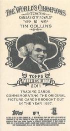 2011 Topps Allen & Ginter - Mini A & G Back #51 Tim Collins Back