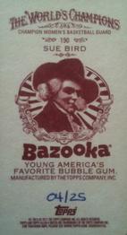 2011 Topps Allen & Ginter - Mini Bazooka #190 Sue Bird Back
