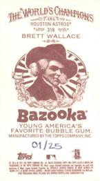 2011 Topps Allen & Ginter - Mini Bazooka #318 Brett Wallace Back