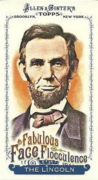 2011 Topps Allen & Ginter - Mini Fabulous Face Flocculence #FFF1 The Lincoln Front