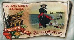 2011 Topps Allen & Ginter - Mini Fortunes for the Taking #FFT2 Captain Kidd's Treasure Front