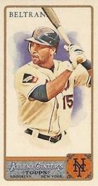 2011 Topps Allen & Ginter - Mini No Card Number #NNO Carlos Beltran Front