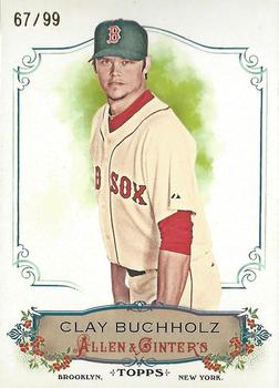 2011 Topps Allen & Ginter - Rip Cards #RC87 Clay Buchholz Front
