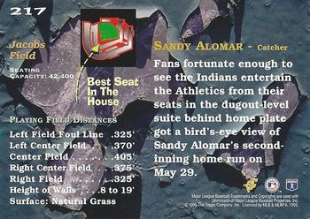 1995 Stadium Club #217 Sandy Alomar Back