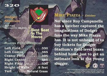1995 Stadium Club #320 Mike Piazza Back