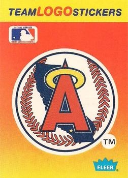 1991 Fleer - Team Logo Stickers #NNO California Angels Front