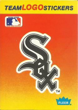 1991 Fleer - Team Logo Stickers #NNO Chicago White Sox Front