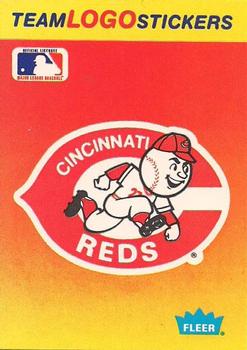 1991 Fleer - Team Logo Stickers #NNO Cincinnati Reds Front