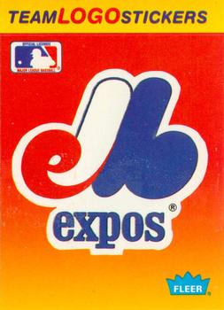 1991 Fleer - Team Logo Stickers #NNO Montreal Expos Front