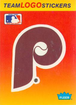 1991 Fleer - Team Logo Stickers #NNO Philadelphia Phillies Front