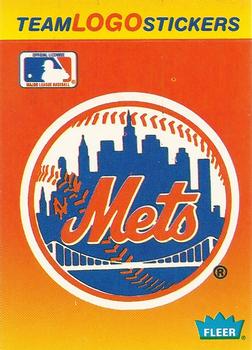 1991 Fleer - Team Logo Stickers #NNO New York Mets Front