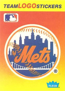 1991 Fleer - Team Logo Stickers #NNO New York Mets Front