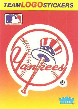 1991 Fleer - Team Logo Stickers #NNO New York Yankees Front