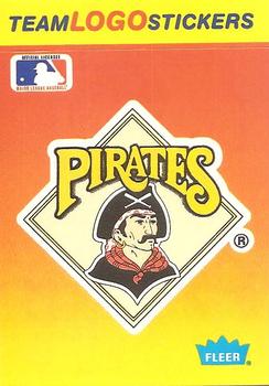 1991 Fleer - Team Logo Stickers #NNO Pittsburgh Pirates Front