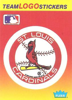 1991 Fleer - Team Logo Stickers #NNO St. Louis Cardinals Front