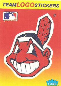 1991 Fleer - Team Logo Stickers #NNO Cleveland Indians Front