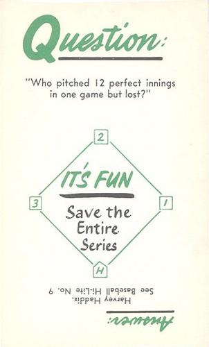 1960 Nu-Cards Baseball Hi-Lites #46 Tigers Beat Out Senators For Pennant Back
