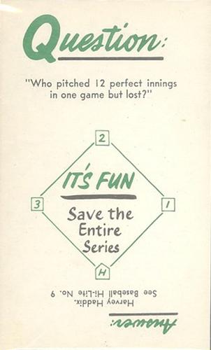 1960 Nu-Cards Baseball Hi-Lites #50 Mantle Hits Longest Homer at Stadium Back