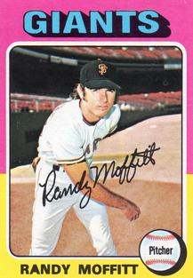 1975 Topps Mini #132 Randy Moffitt Front