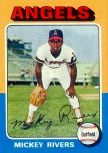 1975 Topps Mini #164 Mickey Rivers Front