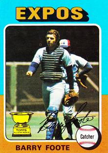 1975 Topps Mini #229 Barry Foote Front